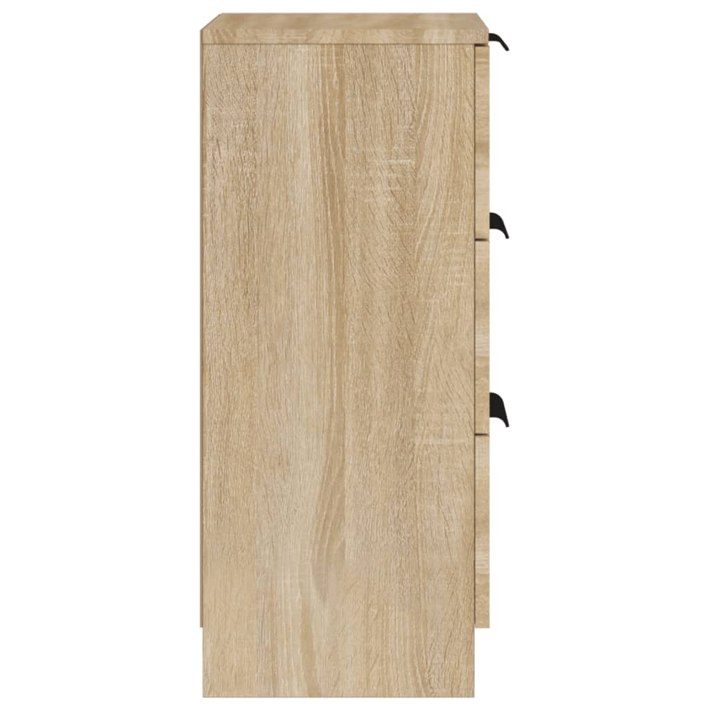 Sideboard Sonoma Oak 30x30x70 cm Engineered Wood