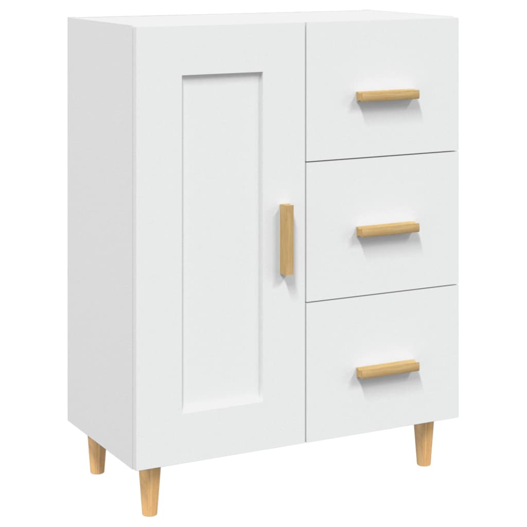 Sideboard White 69.5x34x90 cm Engineered Wood