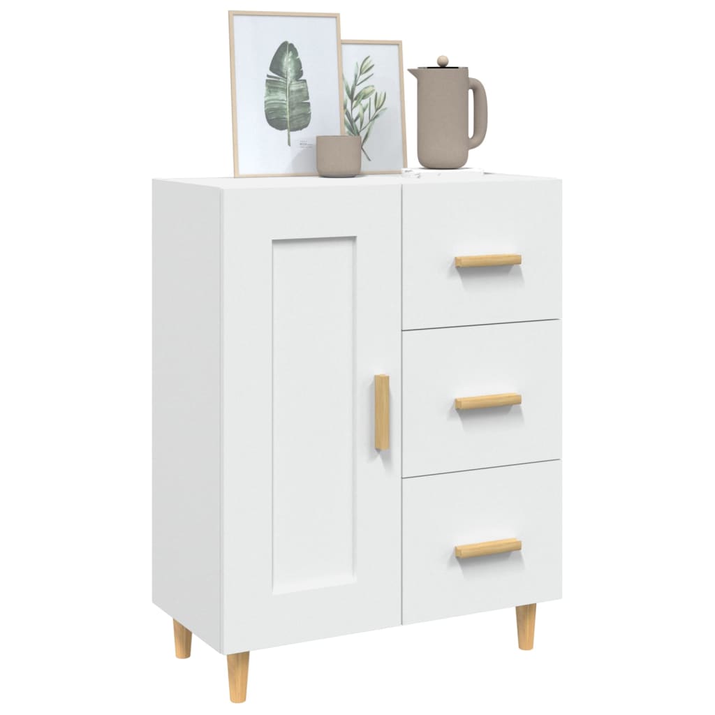 Sideboard White 69.5x34x90 cm Engineered Wood