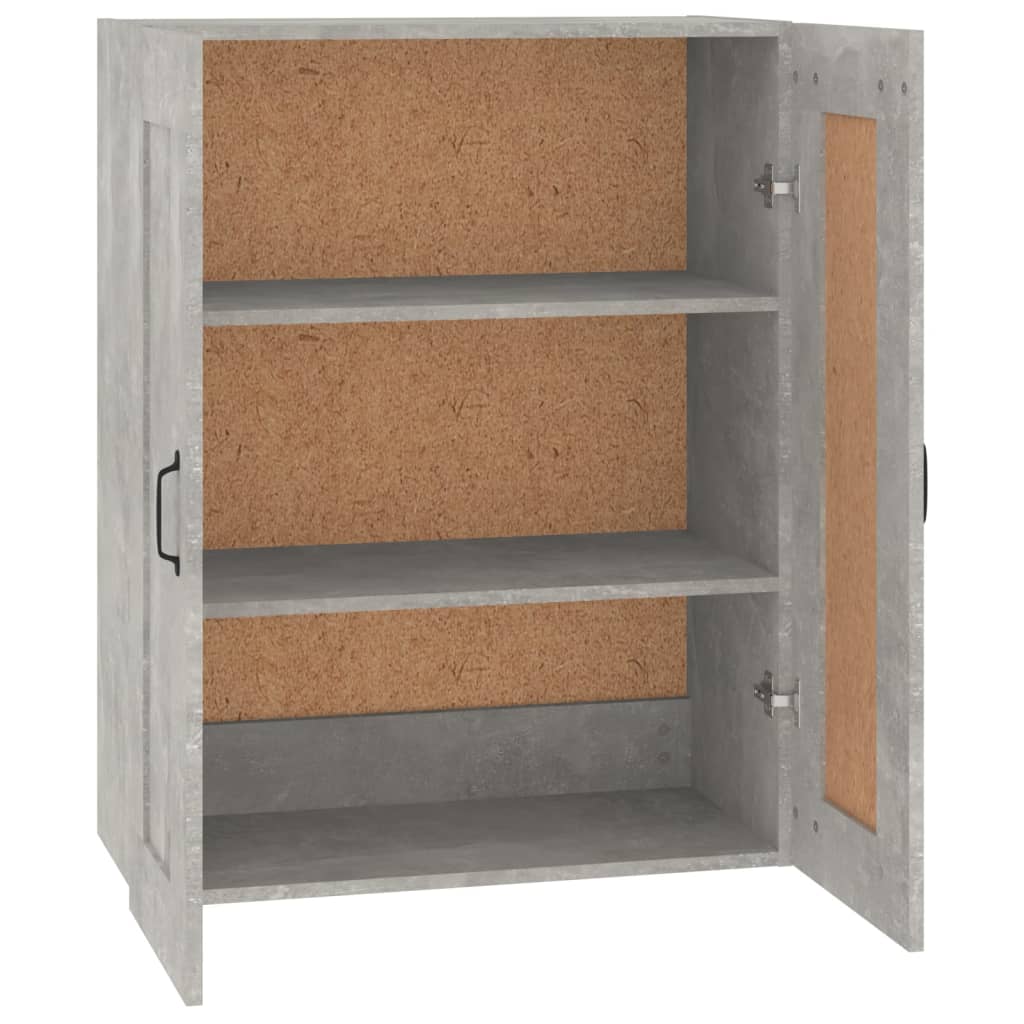 Hanging Wall Cabinet Concrete Grey 69.5x32.5x90 cm
