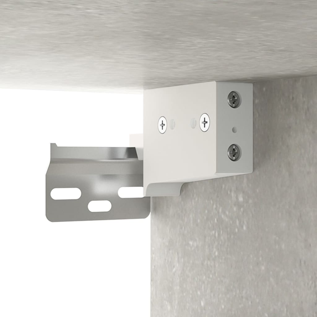 Hanging Wall Cabinet Concrete Grey 69.5x32.5x90 cm