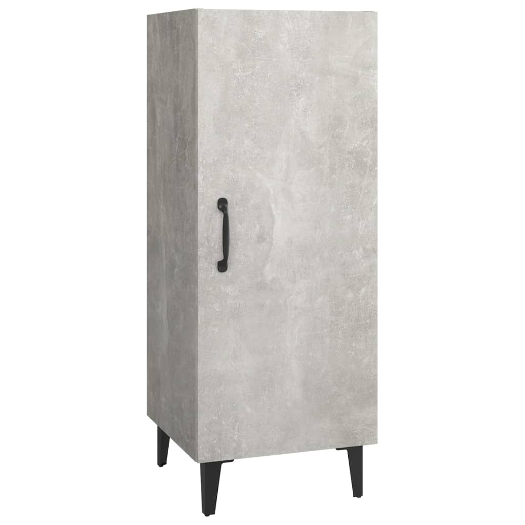 Sideboard Concrete Grey 34.5x34x90 cm Engineered Wood