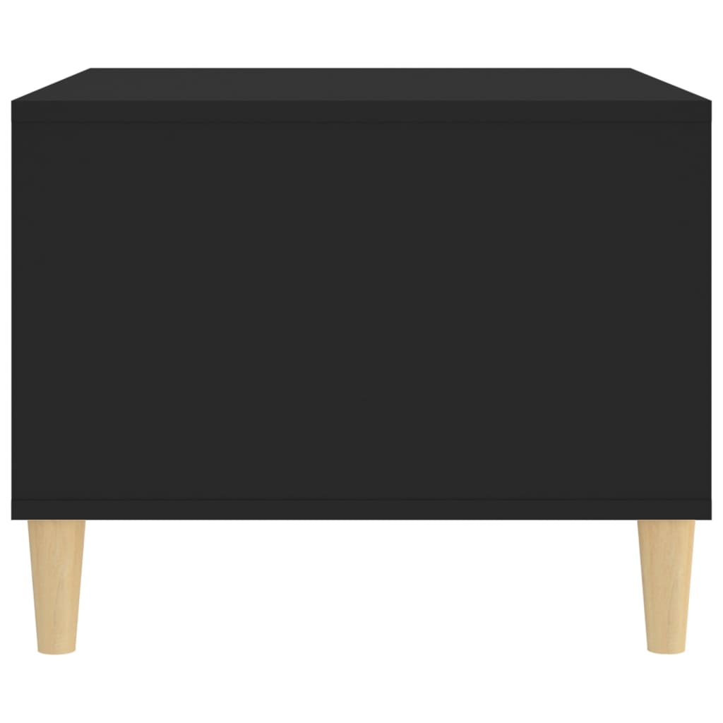 Coffee Table Black 60x50x40 cm Engineered Wood