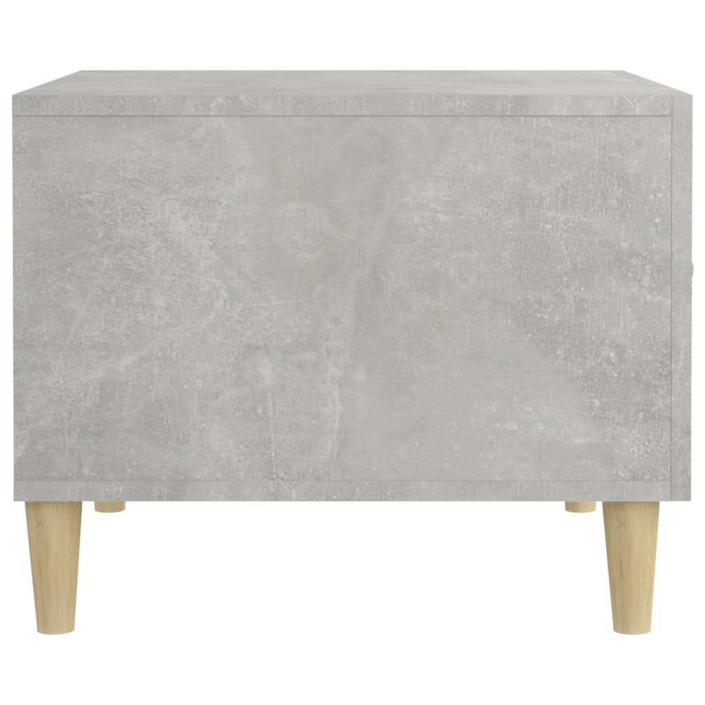 Coffee Table Concrete Grey 50x50x40 cm Engineered Wood