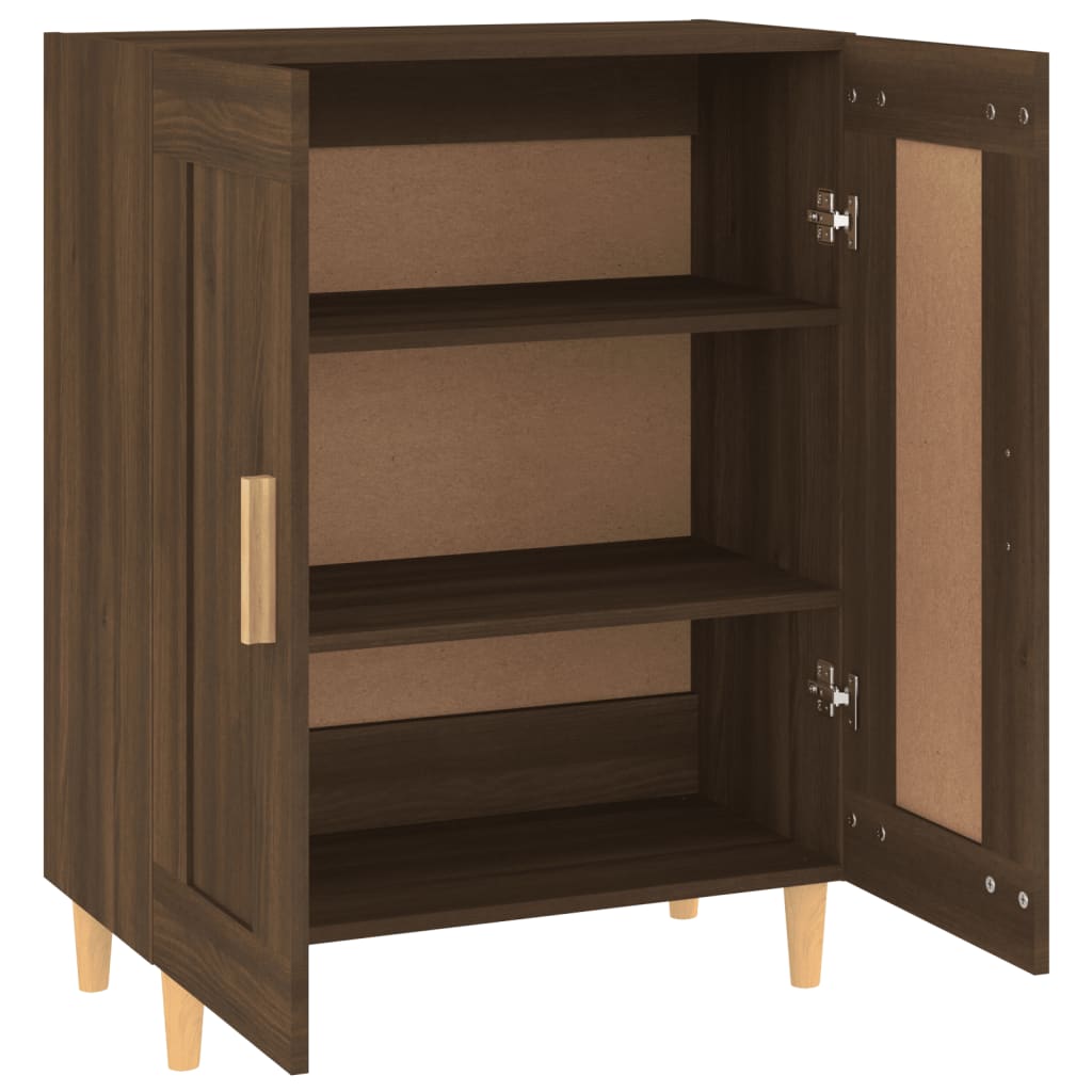 Sideboard Brown Oak 69.5x34x90 cm Engineered Wood