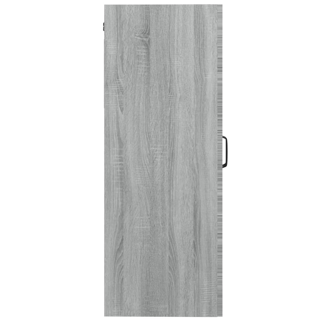 Hanging Wall Cabinet Grey Sonoma 69.5x34x90 cm