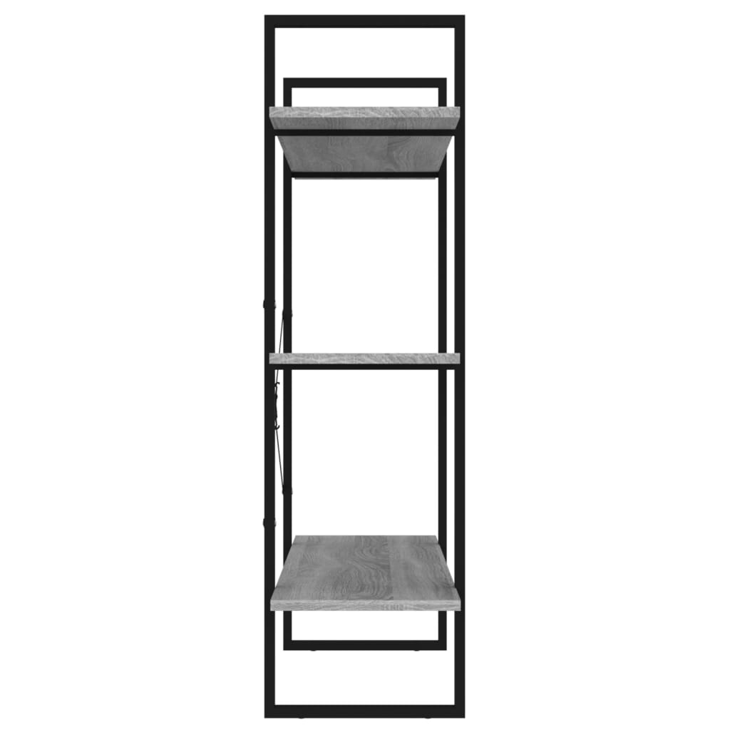 Book Cabinet Grey Sonoma 100x30x105 cm Engineered Wood