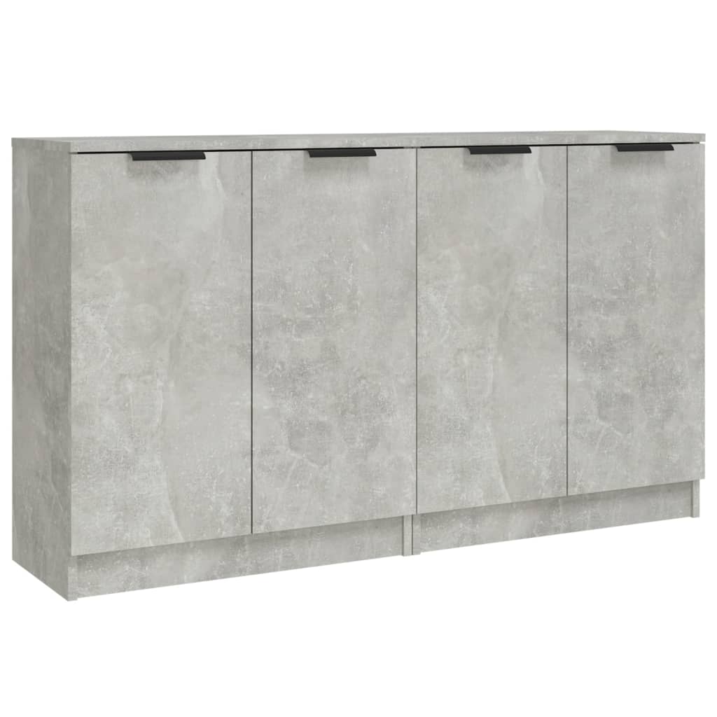 Sideboards 2 pcs Concrete Grey 60x30x70 cm Engineered Wood