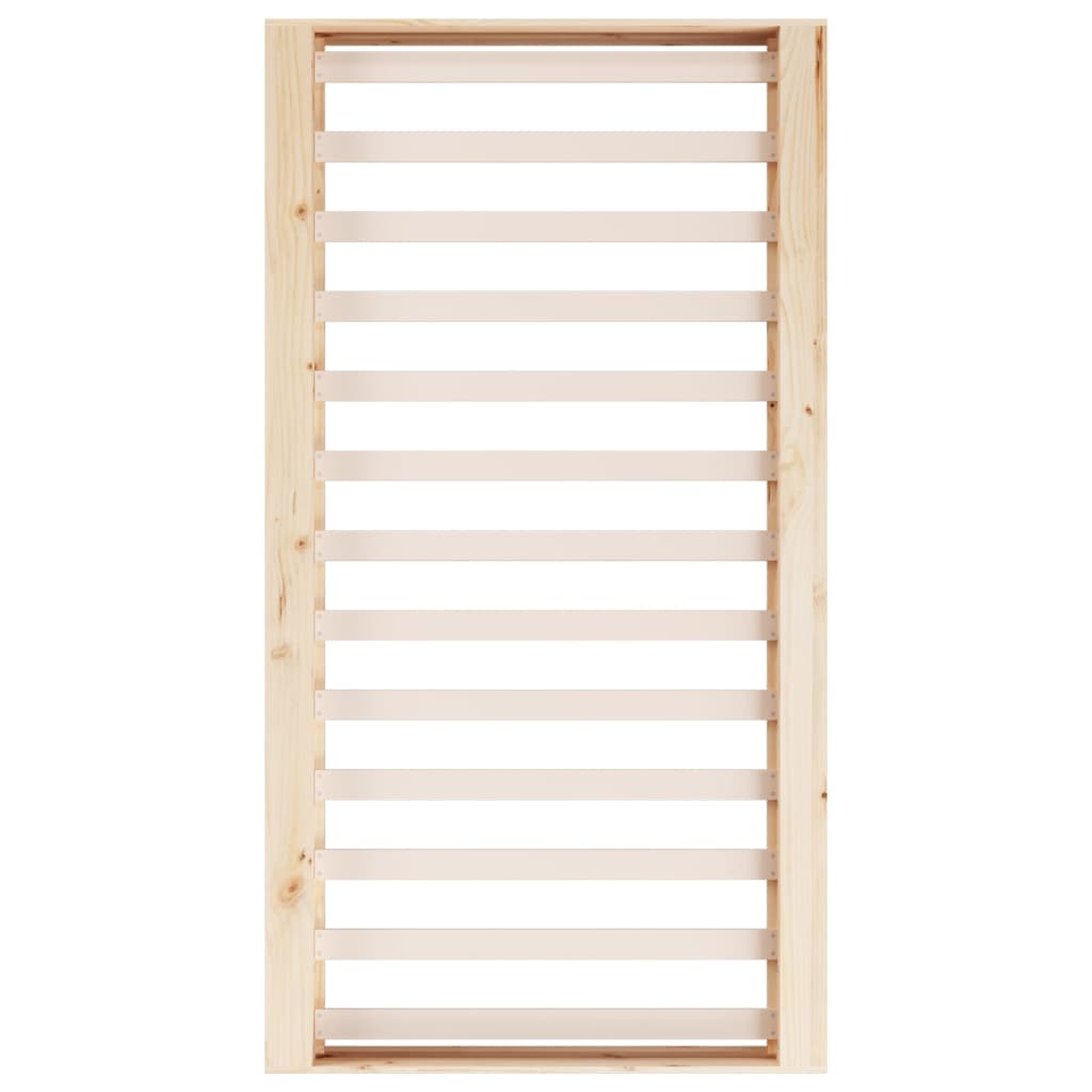 Bed Frame without Mattress 75x190 cm Small Single Small Single Solid Wood