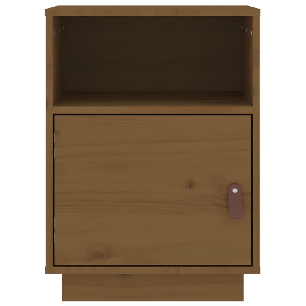 Bedside Cabinets 2 pcs Honey Brown 40x34x55 cm Solid Wood Pine