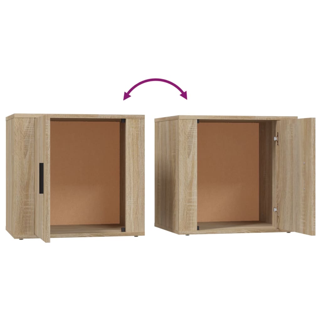 Bedside Cabinet Sonoma Oak 50x39x47 cm