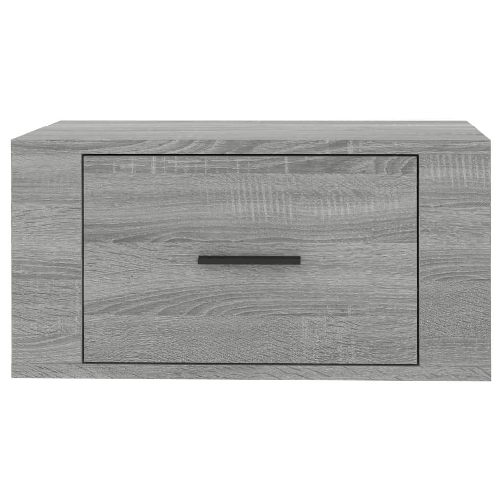 Wall-mounted Bedside Cabinet Grey Sonoma 50x36x25 cm