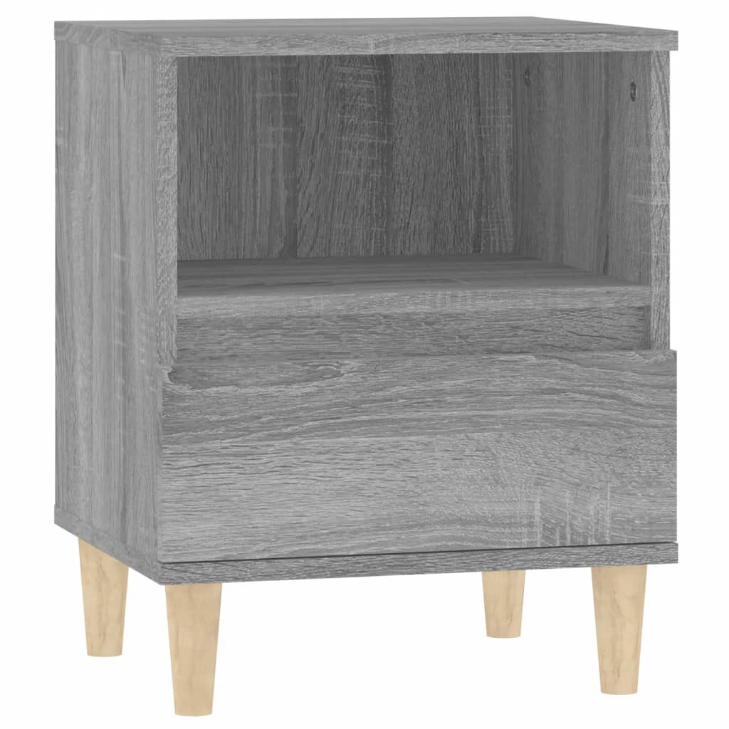 Bedside Cabinet Grey Sonoma 40x35x50 cm