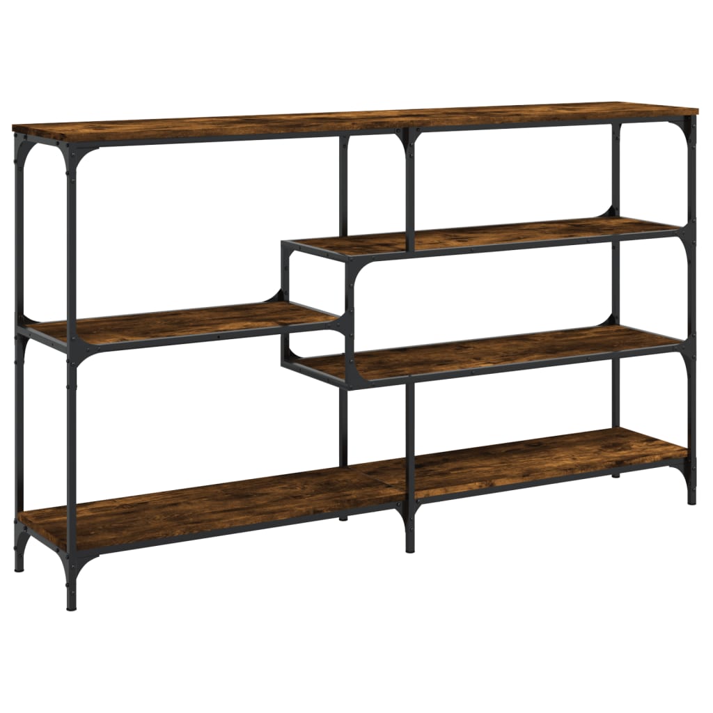 Console Table Smoked Oak 160x32x95 cm Engineered Wood