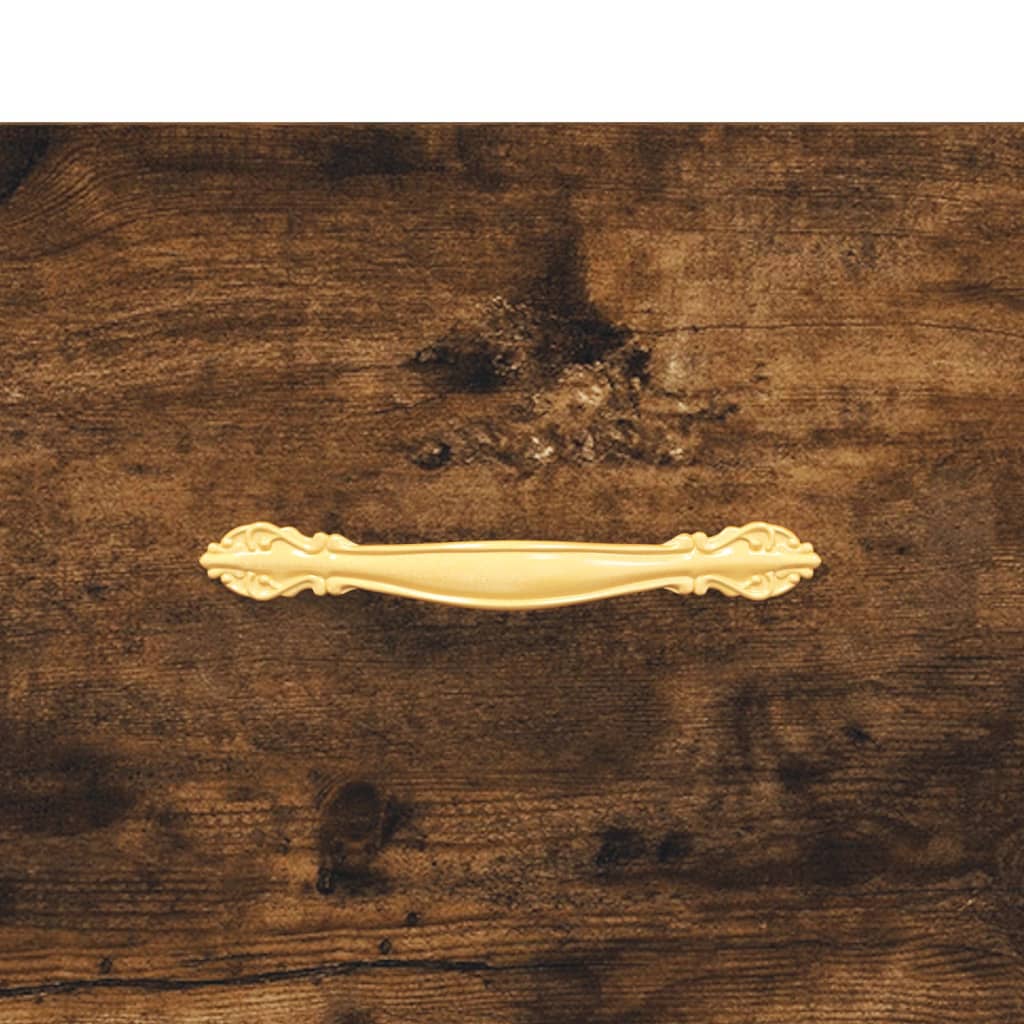 Sideboard Smoked Oak 100x36x60 cm Engineered Wood