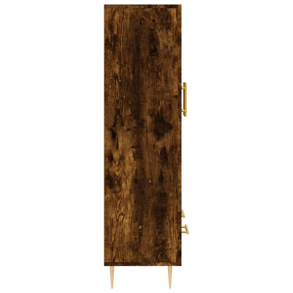 Highboard Smoked Oak 69.5x31x115 cm Engineered Wood
