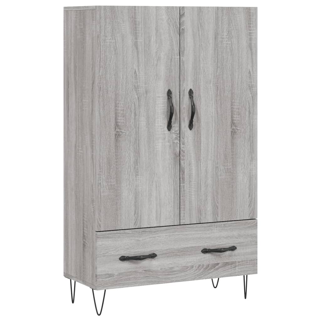Highboard Grey Sonoma 69.5x31x115 cm Engineered Wood