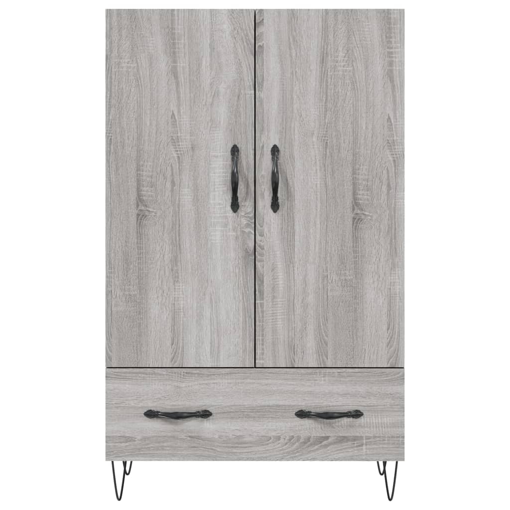 Highboard Grey Sonoma 69.5x31x115 cm Engineered Wood