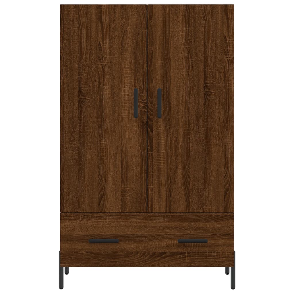 Highboard Brown Oak 69.5x31x115 cm Engineered Wood