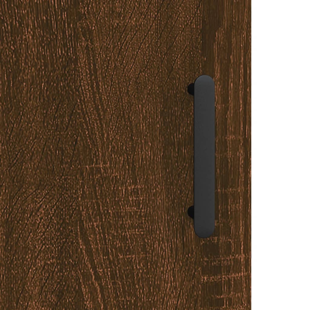 Highboard Brown Oak 69.5x31x115 cm Engineered Wood