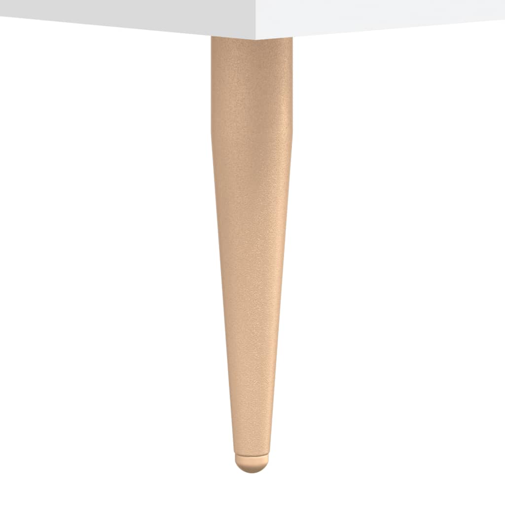 Coffee Table White 102x50x40 cm Engineered Wood