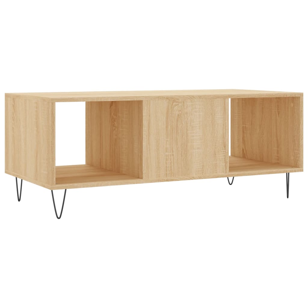 Coffee Table Sonoma Oak 102x50x40 cm Engineered Wood