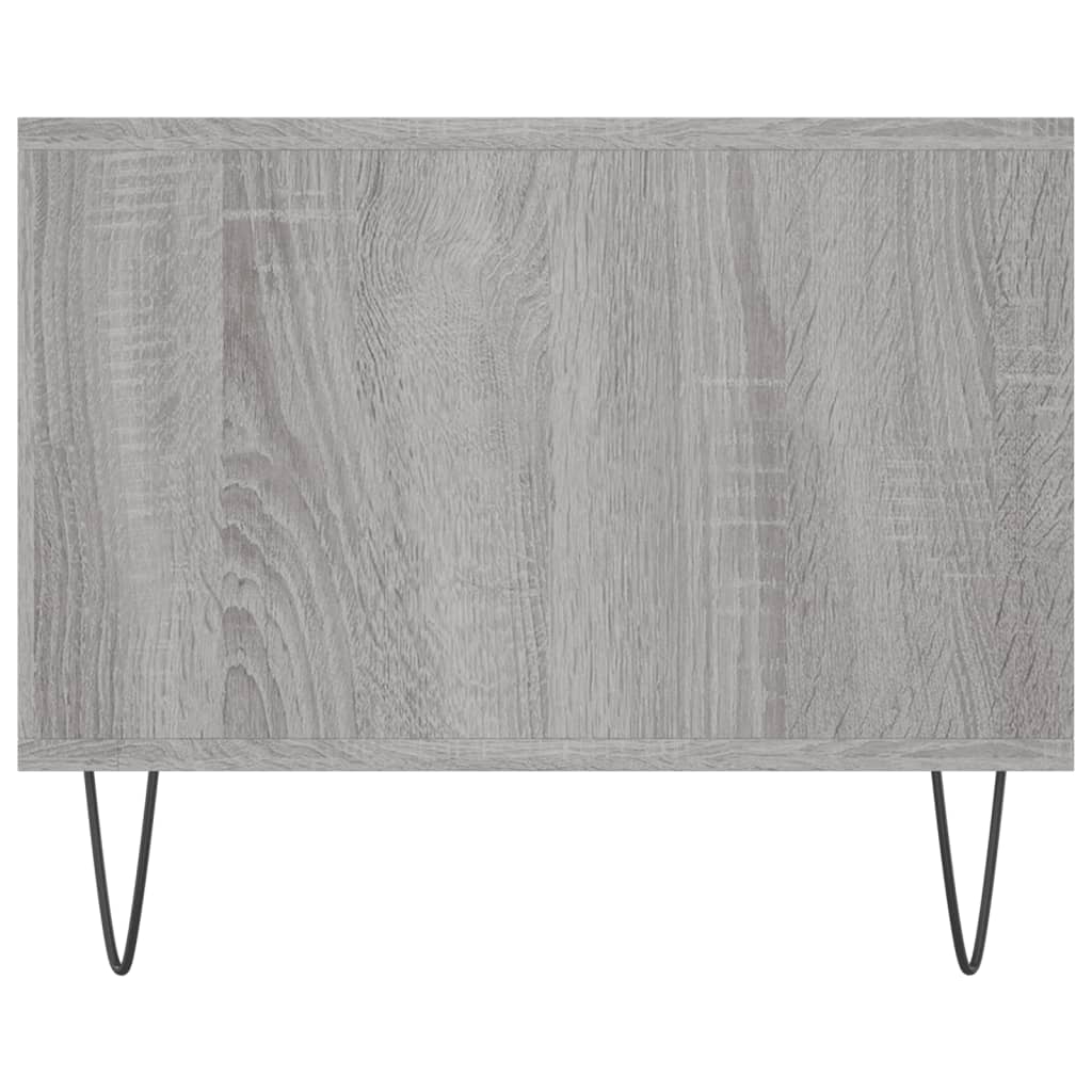 Coffee Table Grey Sonoma 102x50x40 cm Engineered Wood