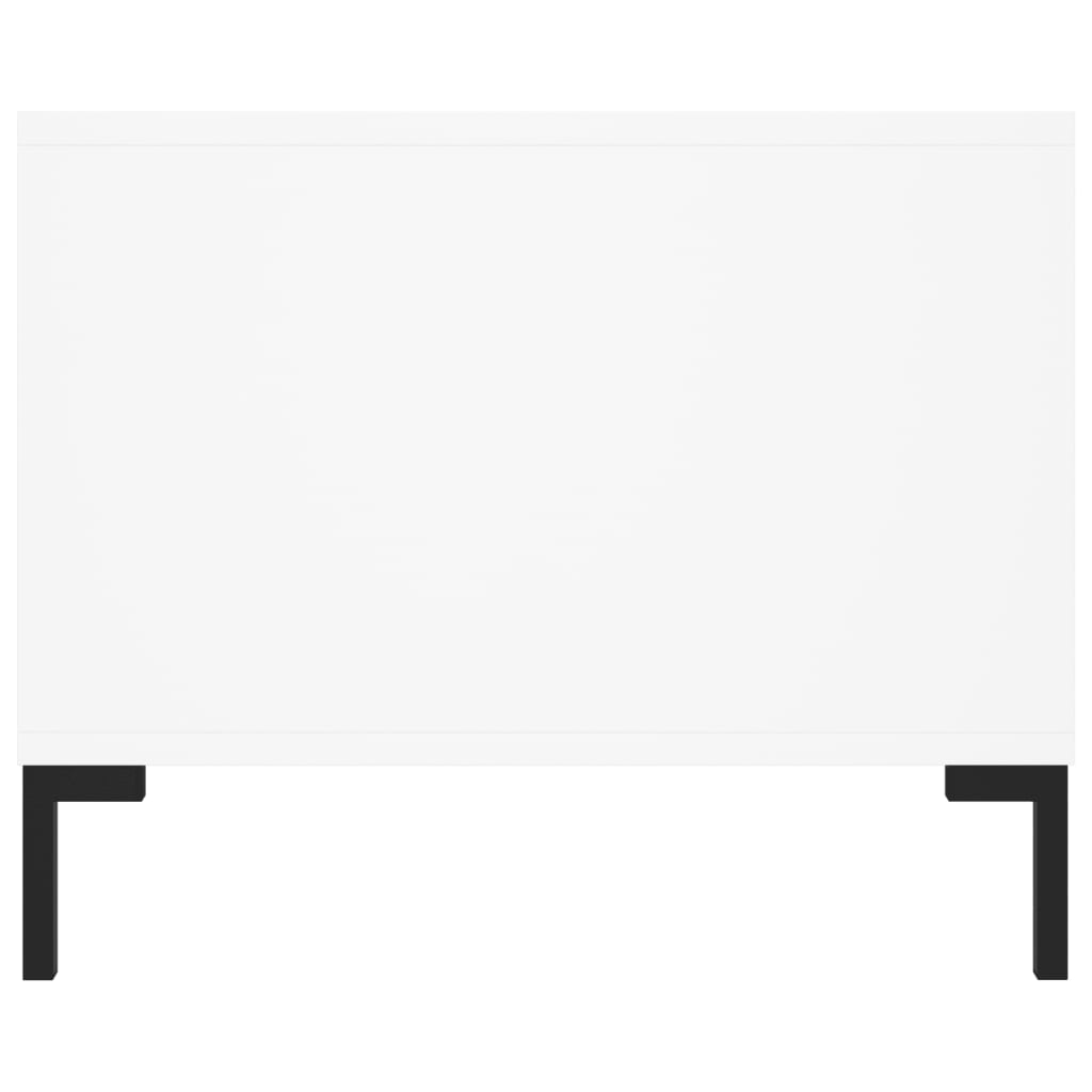 Coffee Table White 102x50x40 cm Engineered Wood