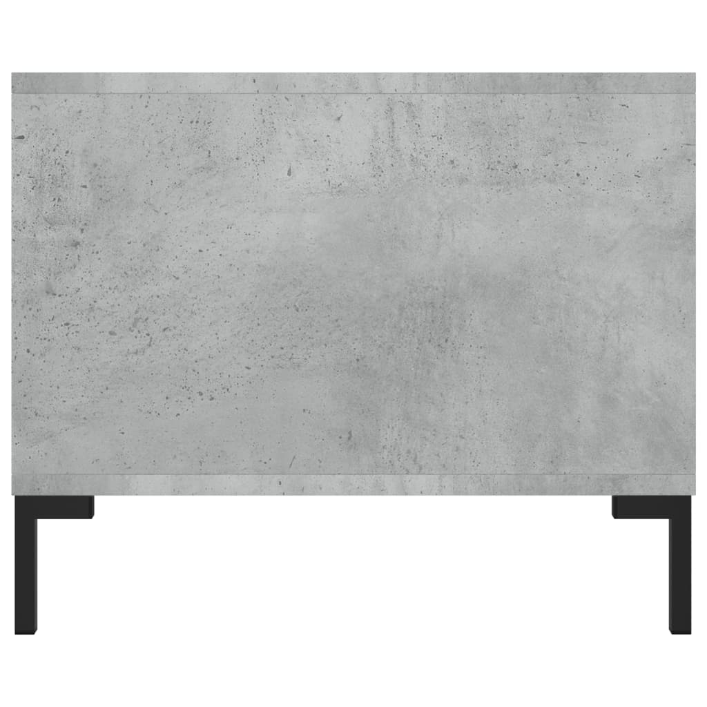 Coffee Table Concrete Grey 102x50x40 cm Engineered Wood