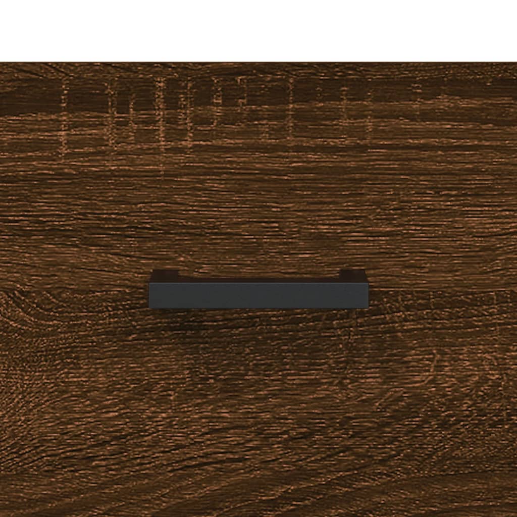 Coffee Table Brown Oak 102x50x40 cm Engineered Wood