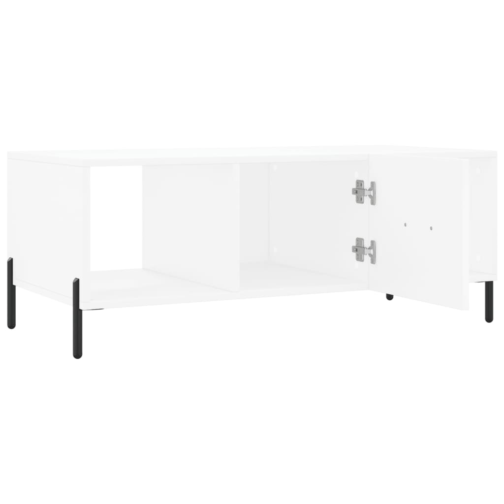Coffee Table White 102x50x40 cm Engineered Wood