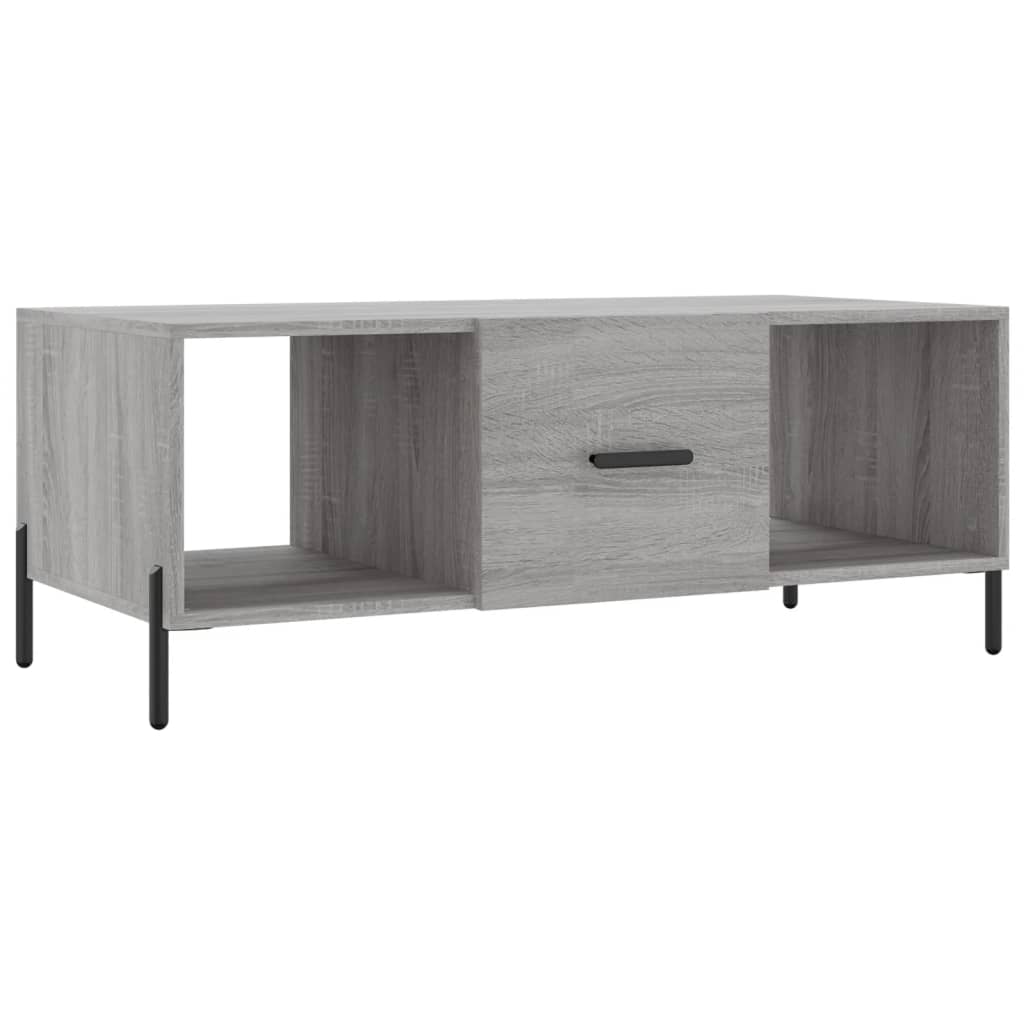 Coffee Table Grey Sonoma 102x50x40 cm Engineered Wood
