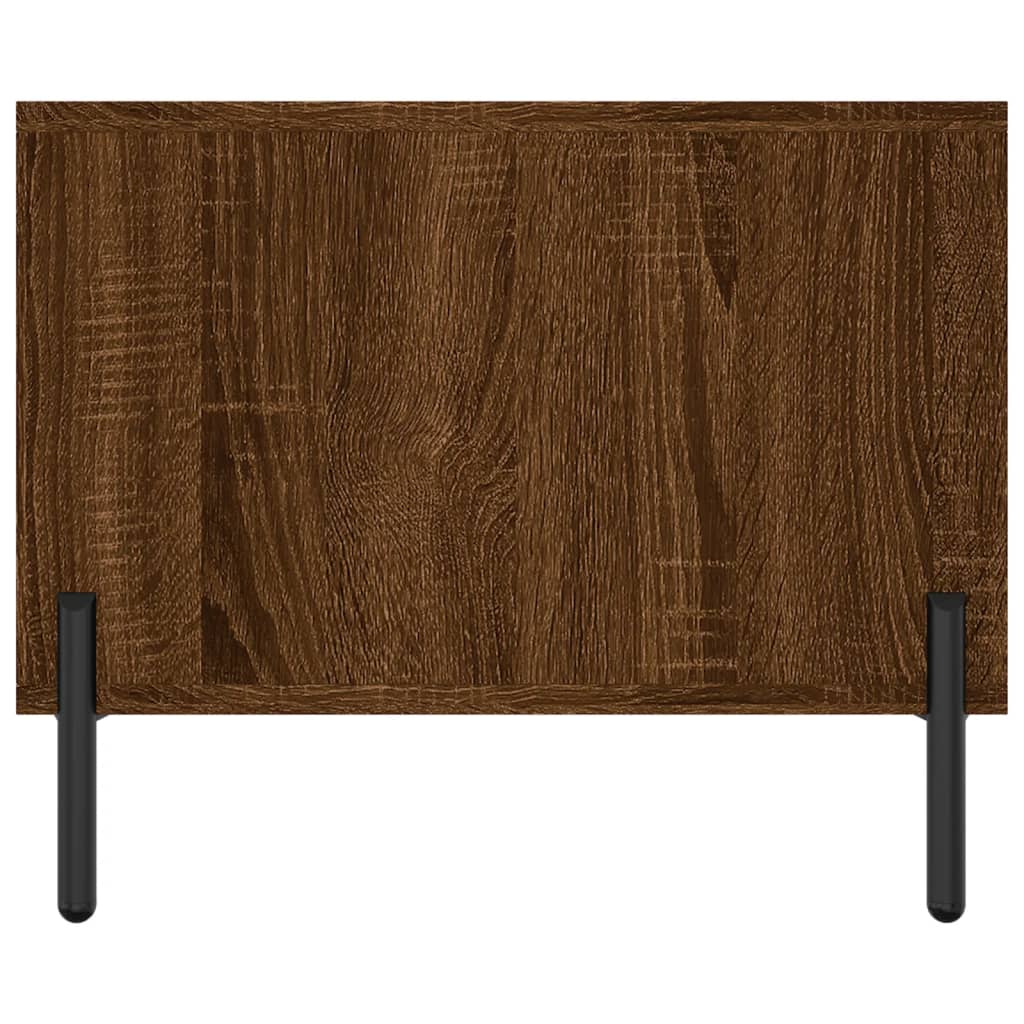 Coffee Table Brown Oak 102x50x40 cm Engineered Wood
