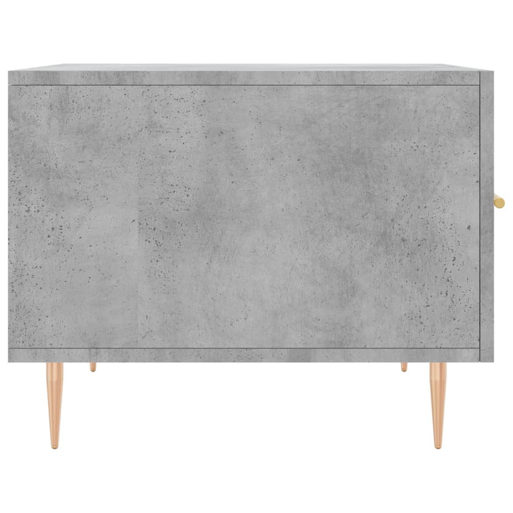 Coffee Table Concrete Grey 50x50x40 cm Engineered Wood