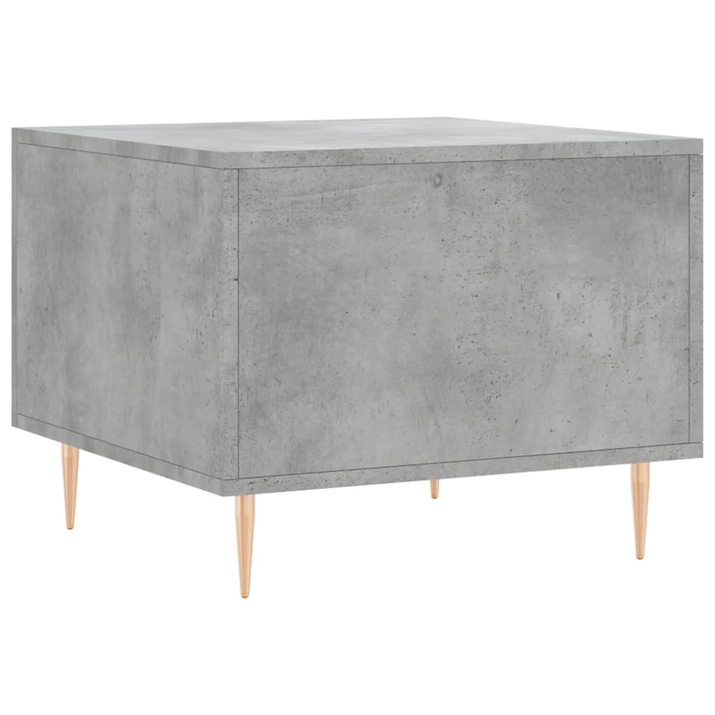 Coffee Table Concrete Grey 50x50x40 cm Engineered Wood