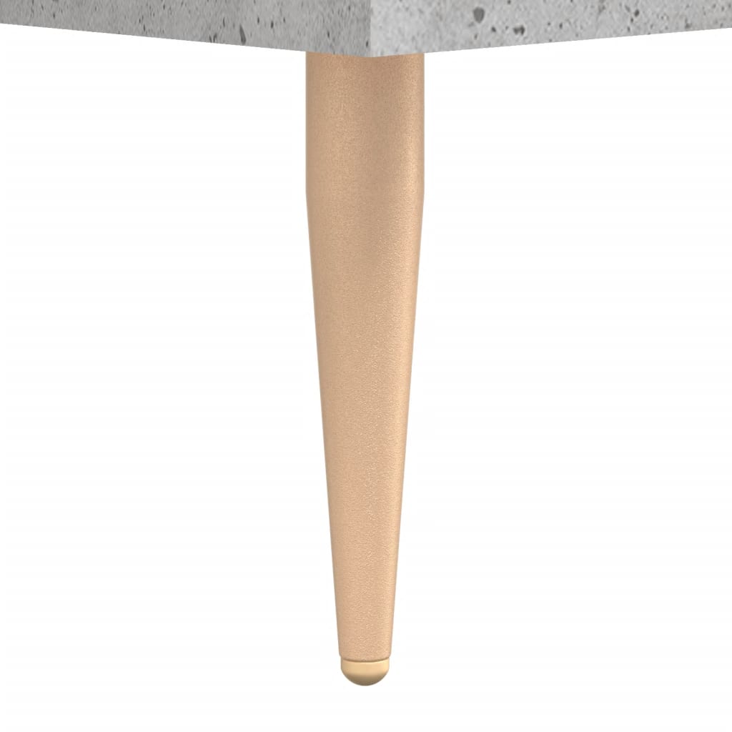 Coffee Table Concrete Grey 50x50x40 cm Engineered Wood