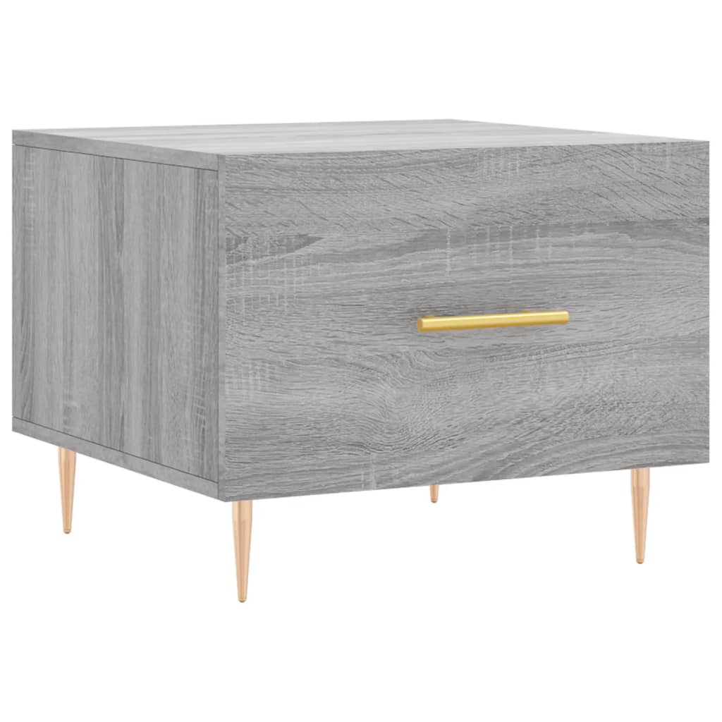 Coffee Table Grey Sonoma 50x50x40 cm Engineered Wood