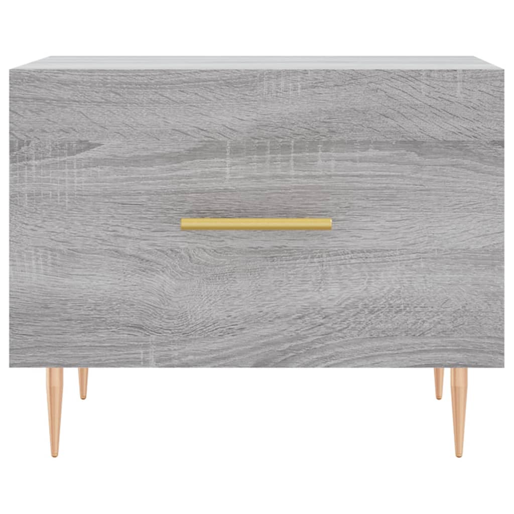 Coffee Table Grey Sonoma 50x50x40 cm Engineered Wood