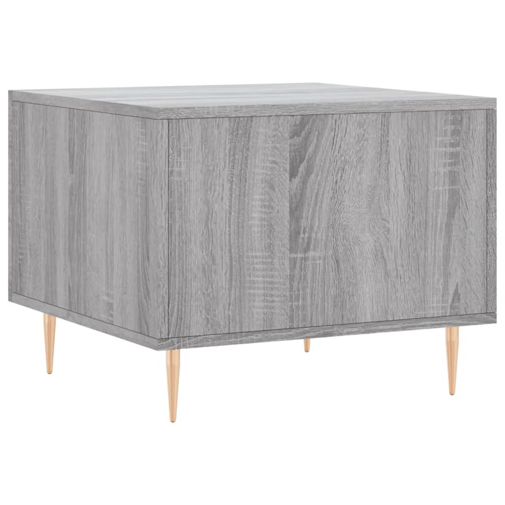 Coffee Table Grey Sonoma 50x50x40 cm Engineered Wood