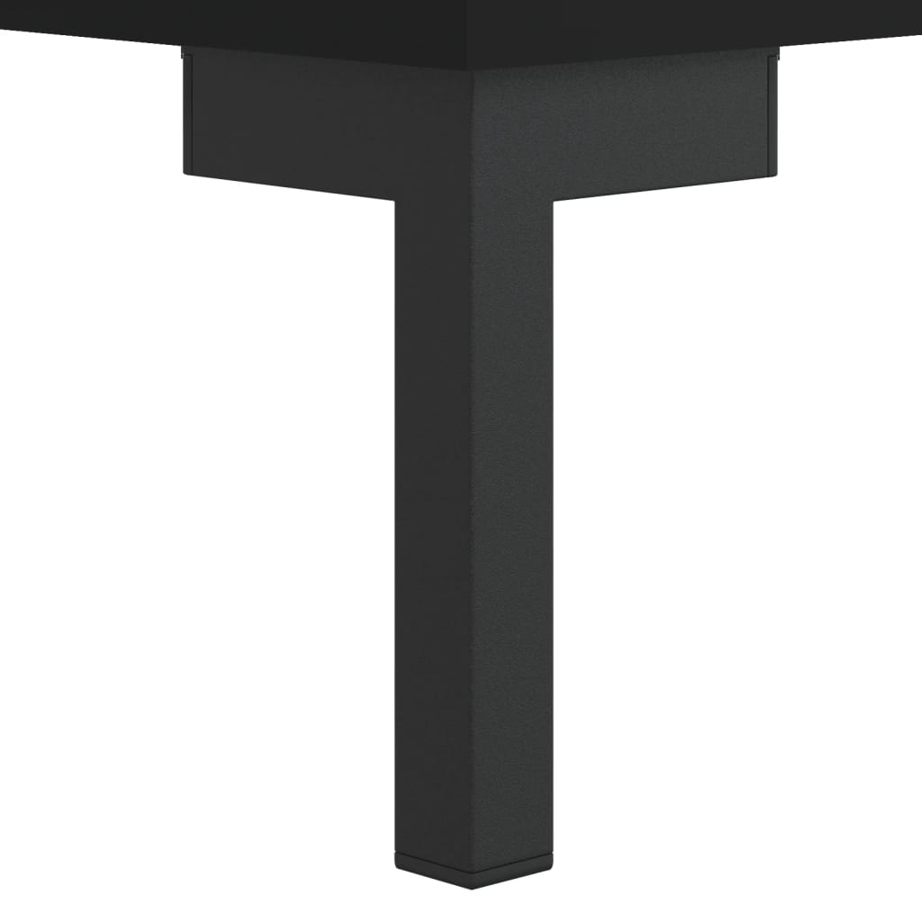 Coffee Table Black 50x50x40 cm Engineered Wood