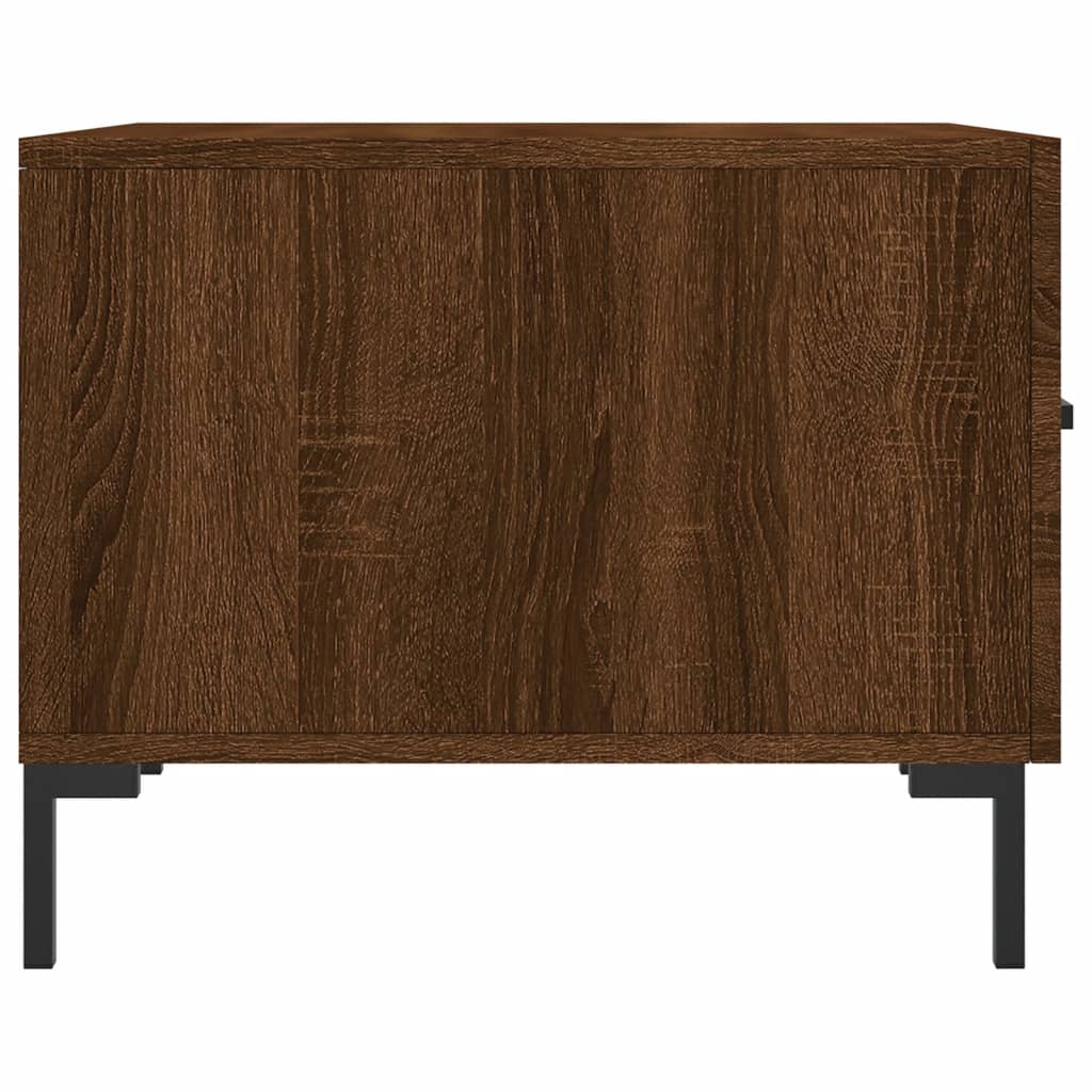 Coffee Tables 2 pcs Brown Oak 50x50x40 cm Engineered Wood