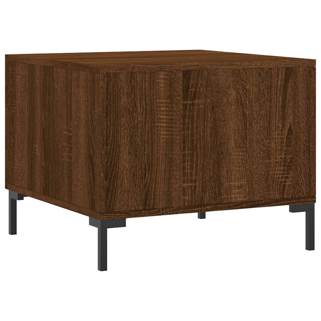 Coffee Tables 2 pcs Brown Oak 50x50x40 cm Engineered Wood