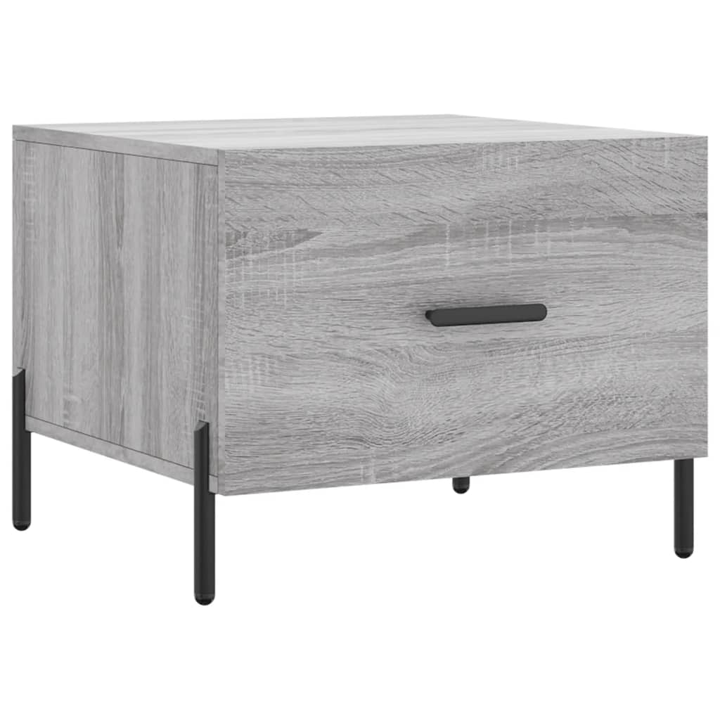 Coffee Table Grey Sonoma 50x50x40 cm Engineered Wood