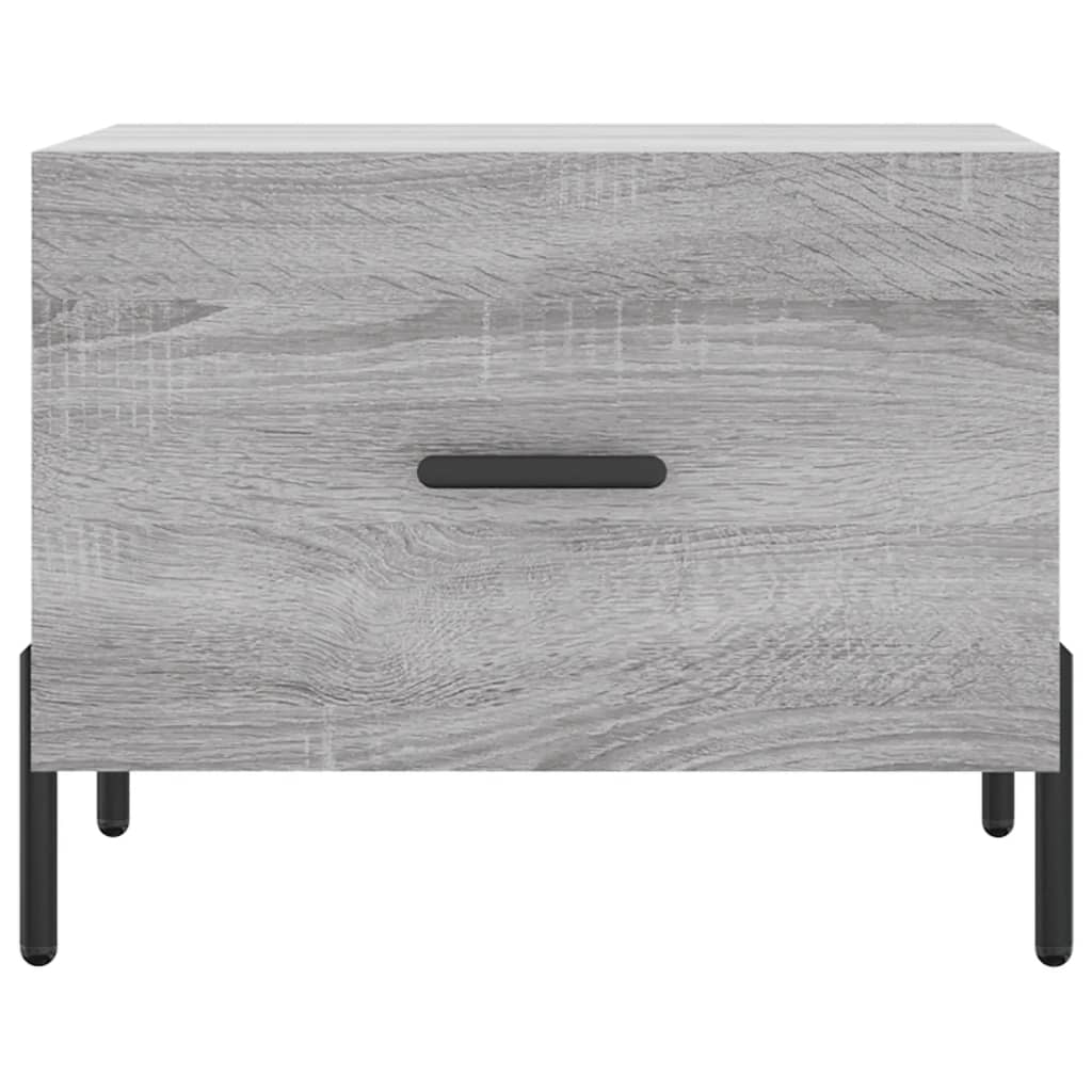Coffee Table Grey Sonoma 50x50x40 cm Engineered Wood