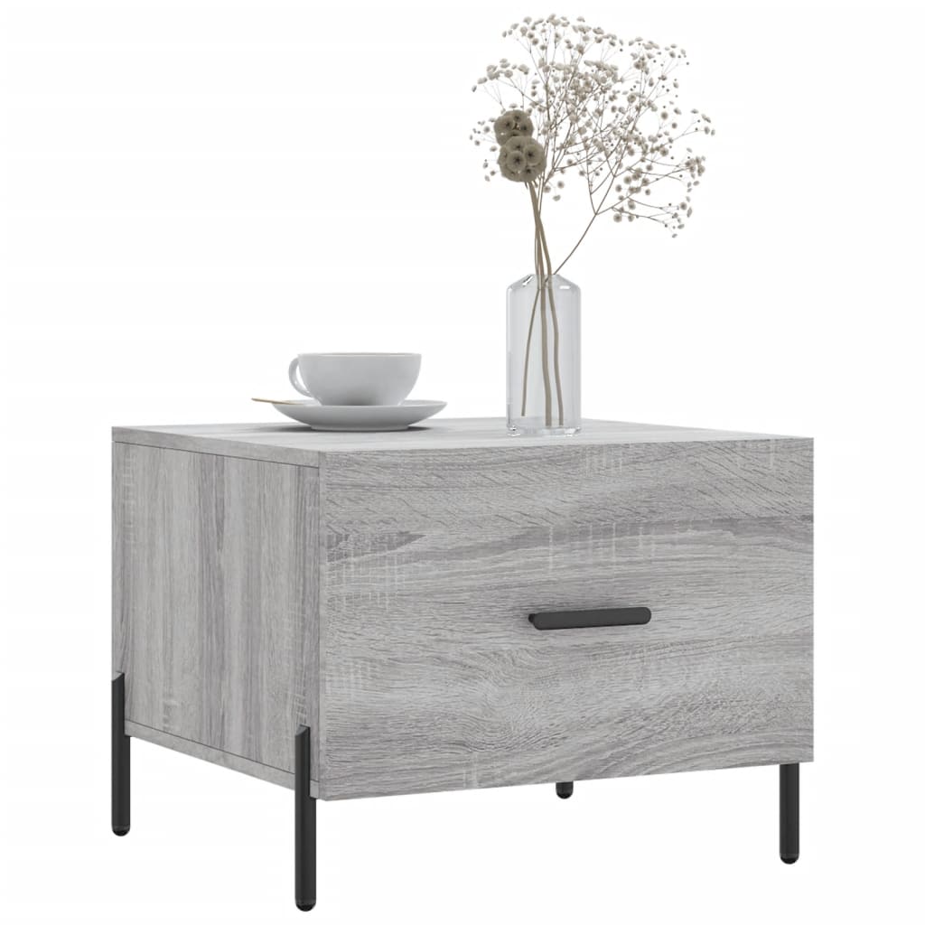 Coffee Tables 2 pcs Grey Sonoma 50x50x40 cm Engineered Wood