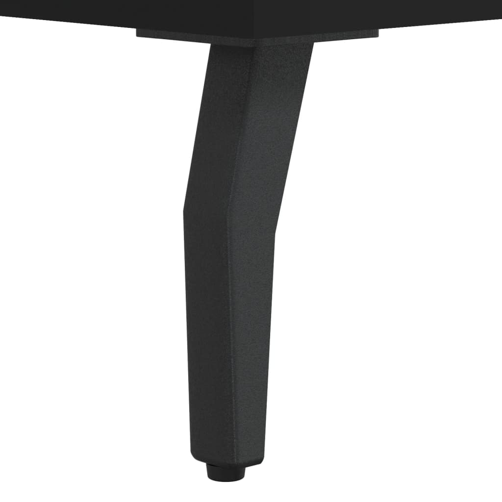 Coffee Table Black 50x50x40 cm Engineered Wood