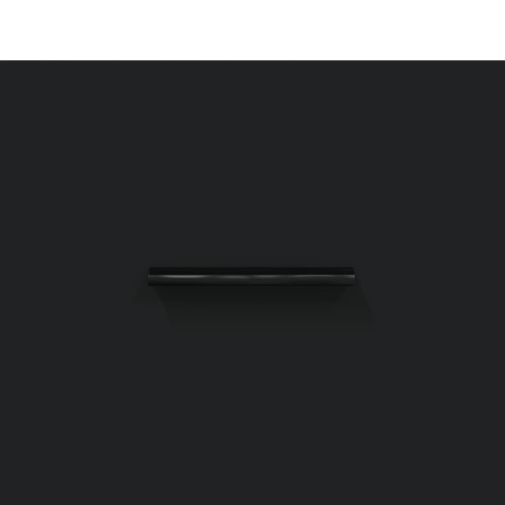 Coffee Tables 2 pcs Black 50x50x40 cm Engineered Wood