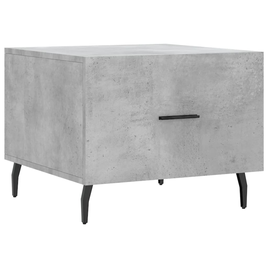 Coffee Tables 2 pcs Concrete Grey 50x50x40 cm Engineered Wood