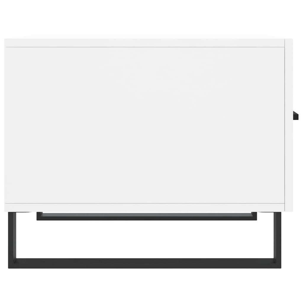 Coffee Table White 50x50x40 cm Engineered Wood