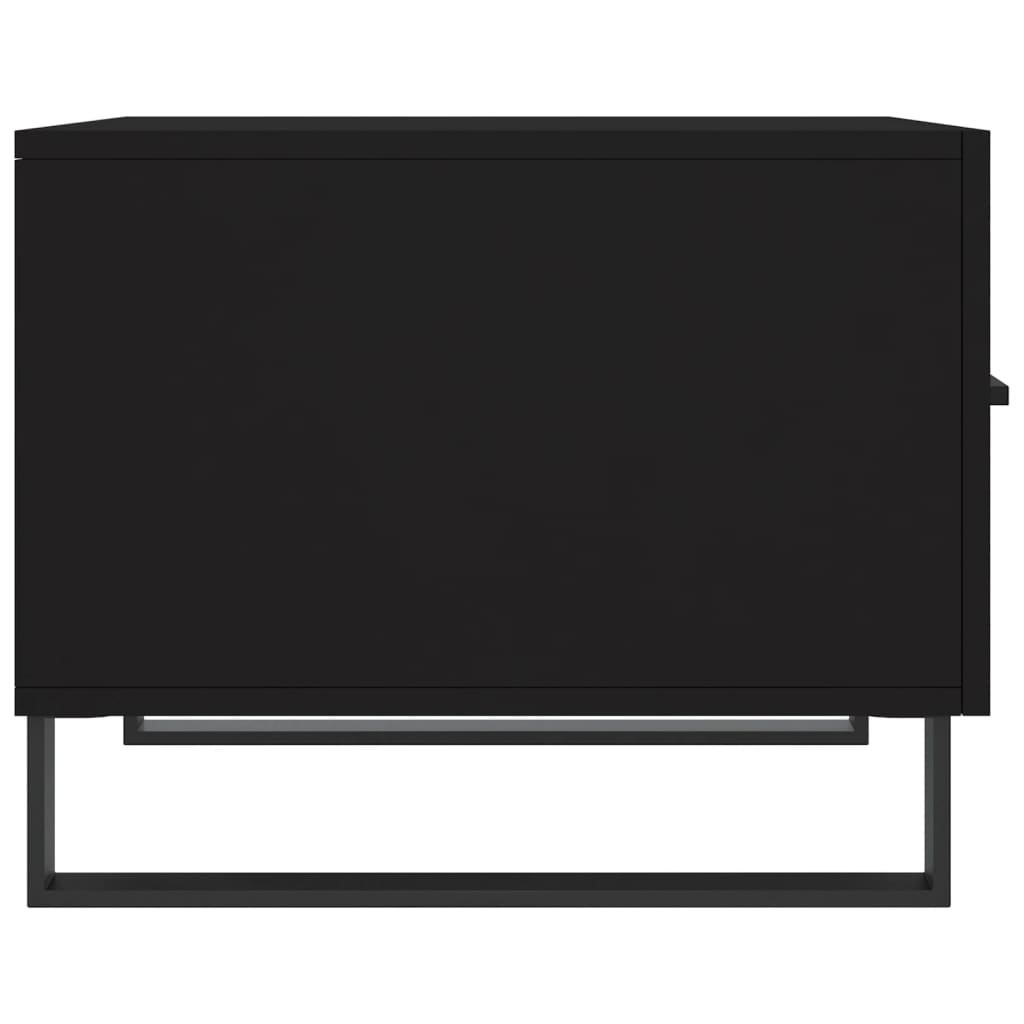 Coffee Table Black 50x50x40 cm Engineered Wood